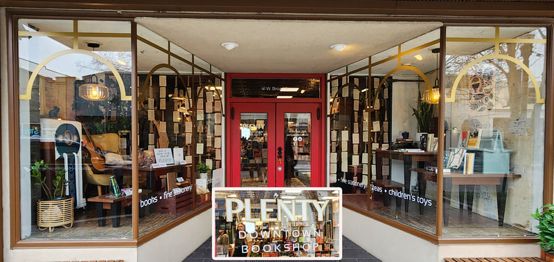 Plenty Bookshop 
Window Vinyl
Cookeville, TN