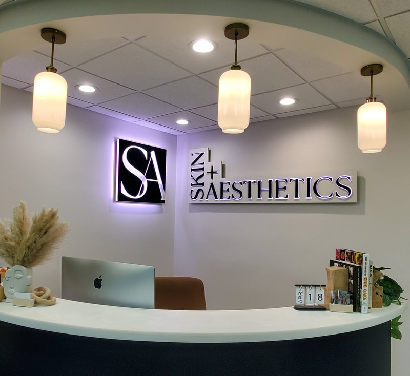 Skin + Aesthetics interior corporate art logo
Cookeville, TN